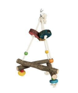 Adventure Bound Triangle Adventure Parrot Swing Toy